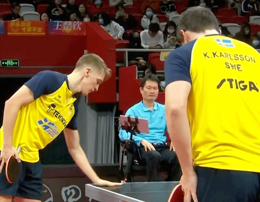 瑞典乒乓球队强势日本乒乓球队，张本智和关键制胜